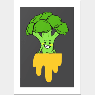 Broccoli and butter Posters and Art